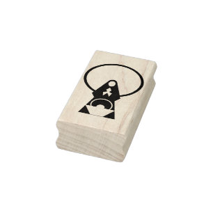 Caucho Sello de arte de la Madre María