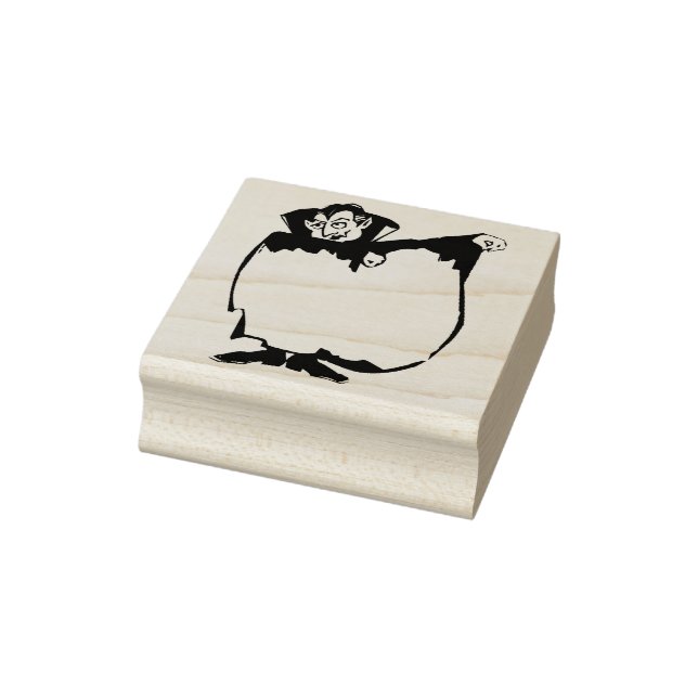 Caucho Sello de arte de la silueta blanca de la capa de d (Sello)