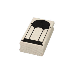 Caucho sello de arte de linterna islámica