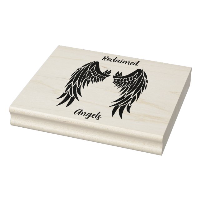 Caucho Sello de arte de los ángeles recuperados (Sello)