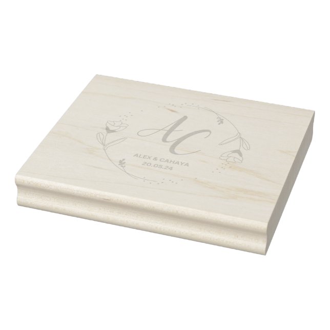Caucho Sello de Arte de Madera (Sello)