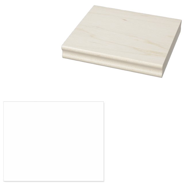 Caucho Sello de Arte de Madera (Sellado)