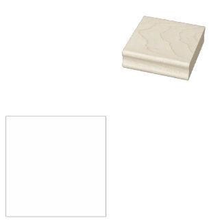 Caucho Sello de Arte de Madera