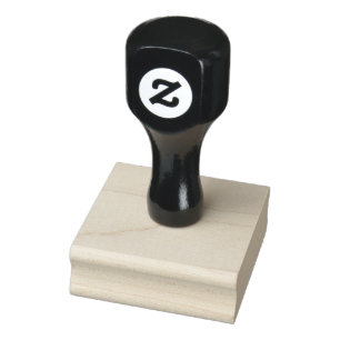 Caucho Sello de arte de madera