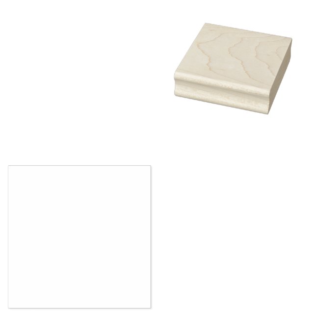 Caucho Sello de Arte de Madera (Sellado)