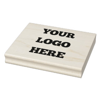 Caucho Sello de arte de madera personalizado | Diseño hec