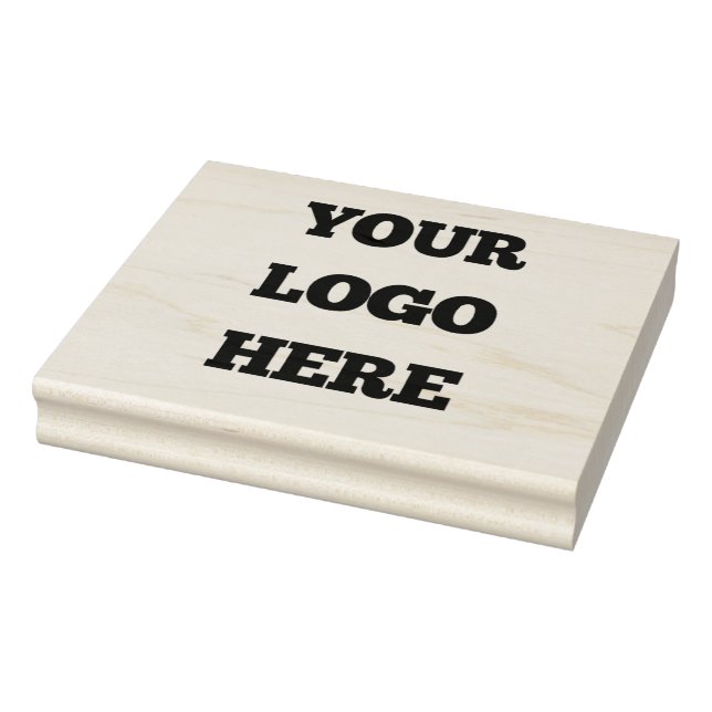 Caucho Sello de arte de madera personalizado | Diseño hec (Sello)