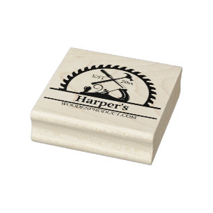 Caucho Sello de arte de madera personalizar - Productos d