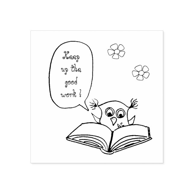 Caucho Sello de arte de personalizado para profesor de le (Impresión)