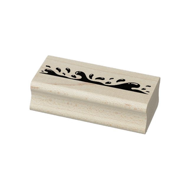 Caucho sello de arte de salpicadura de agua (Sello)