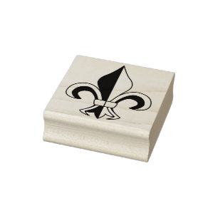 Caucho sello de arte de símbolo de francia