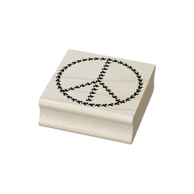 Caucho Sello de arte Doves of Peace (Sello)