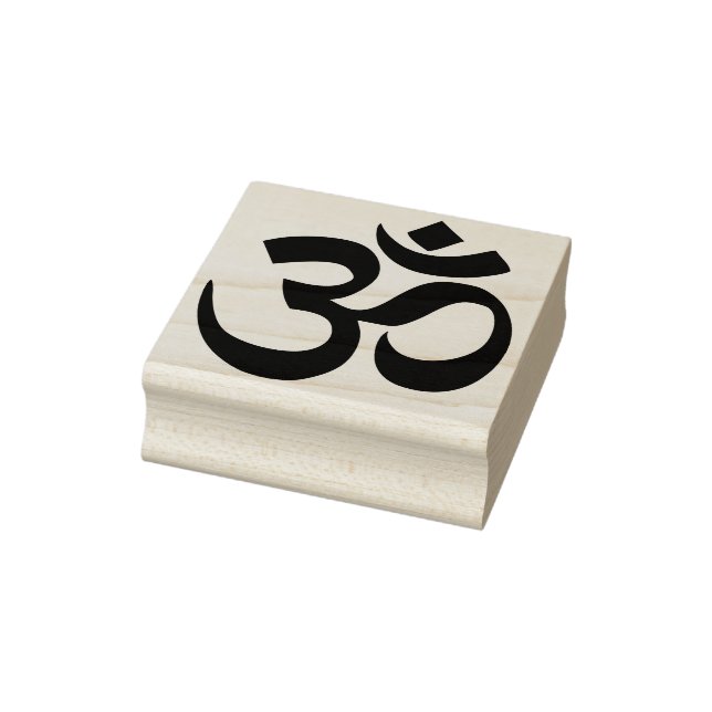 Caucho sello de arte espiritual hindú de om (Sello)