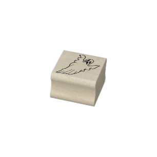 Caucho Sello de arte fantasma que se desvanece