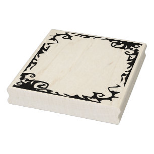 Caucho Sello de arte fronterizo de Halloween