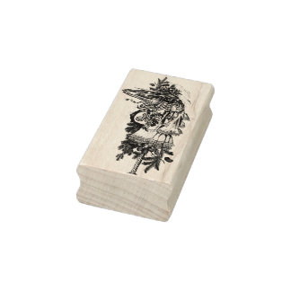 Caucho Sello de arte Mari Lwyd de Grim