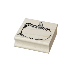 Caucho Sello de arte para gatos y calabazas de ilustracio