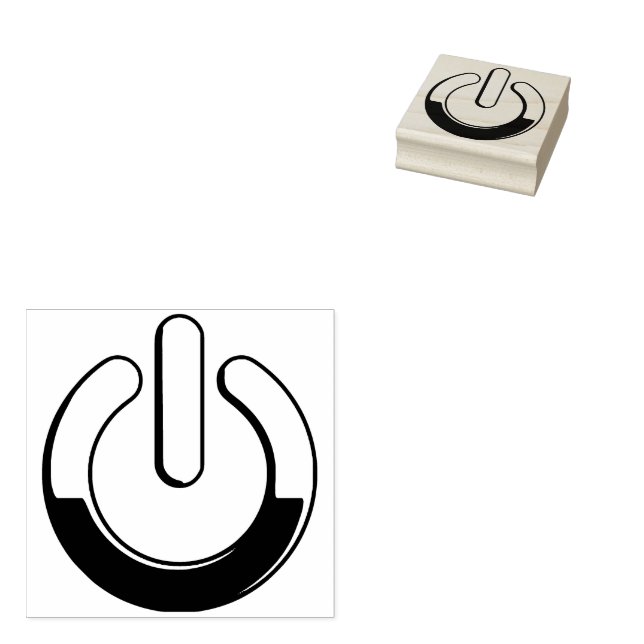 Caucho Sello de arte Power Wood de Zer0 (Sellado)