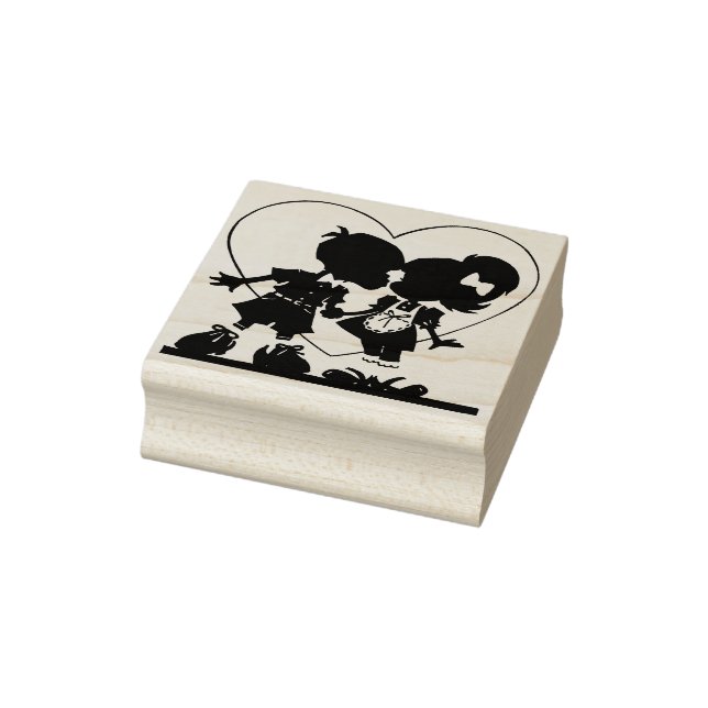 Caucho sello de arte romántico (Sello)