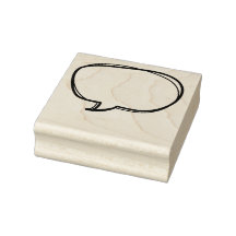 Sello de burbuja de habla personalizable para maes