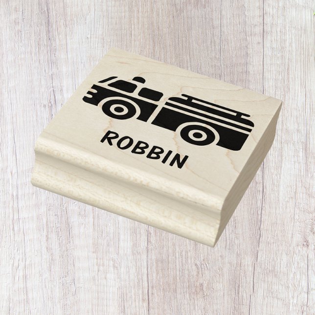 Caucho Sello de camión de bomberos (Subido por el creador)