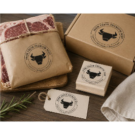 Caucho Sello de carne de ternera ecológica Premium de gra
