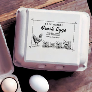 Caucho Sello de cartón de huevos de cosecha