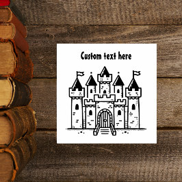 Caucho Sello de castillo