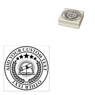 Caucho Sello de certificado de papel de aluminio editable