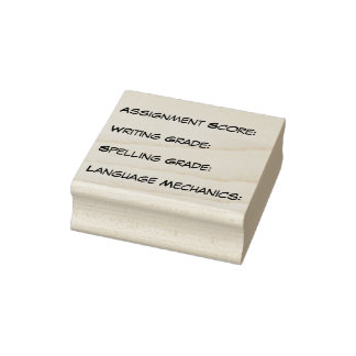 Caucho Sello de clasificación de currículo cruzado