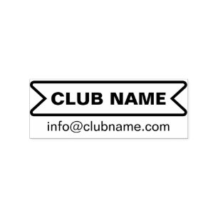 Caucho Sello de contacto del club de fútbol
