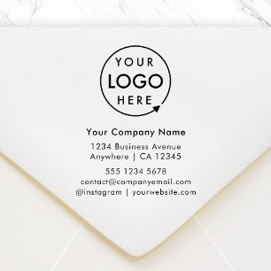 Caucho Sello de detalles de la empresa Logotipo de la d