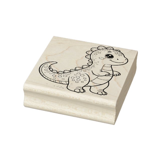 Caucho Sello de dinosaurio (Sello)