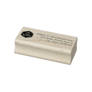 Caucho Sello de dirección de madera de Moda de tablero