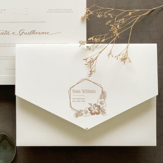 Caucho Sello de dirección de retorno de Hawái (Subido por el creador)