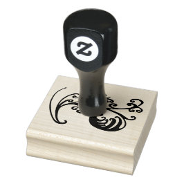 Caucho Sello de Doodle Foliage