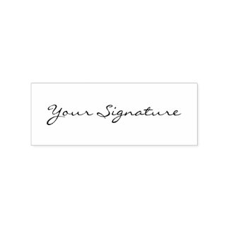 Caucho Sello de firma del personalizado