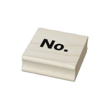 Sello de goma 2" x 2": No.