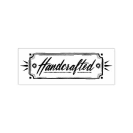 Caucho Sello de goma artesanal