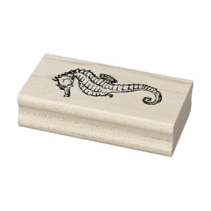 Caucho Sello de goma - Caballito de mar