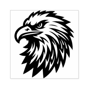 Caucho Sello de goma Cabeza de Águila