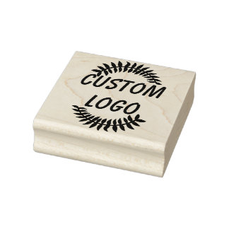 Caucho Sello de goma con logotipo de personalizado
