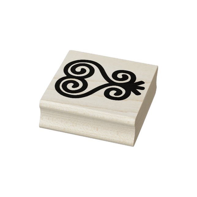 Caucho Sello de goma de Adinkra Sankofa (Sello)
