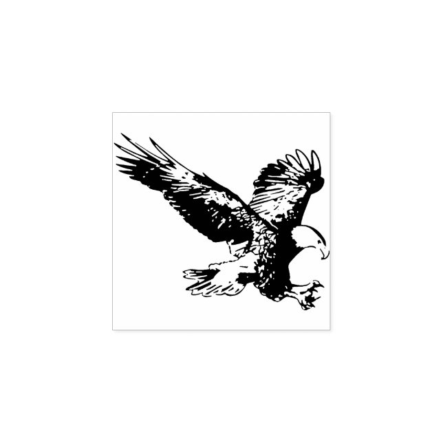 Caucho Sello de goma de águila (Impresión)