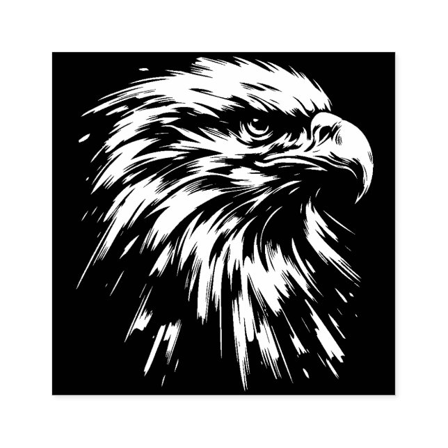 Caucho Sello de goma de águila (Impresión)