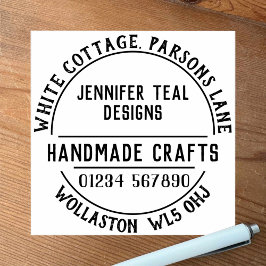 Caucho Sello de goma de artesanales