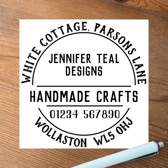 Caucho Sello de goma de artesanales (Subido por el creador)