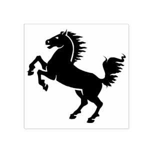 Caucho Sello de goma de caballo salvaje