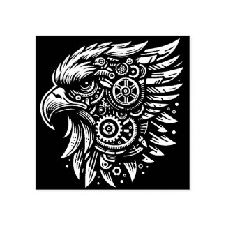Caucho Sello de goma de cabeza de águila