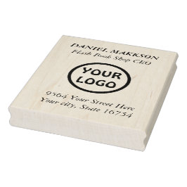 Caucho Sello de goma de dirección de devolución personal